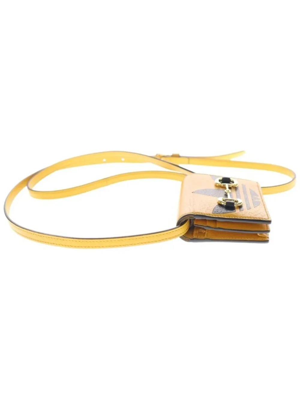Gucci Adidas Shoulder Compact Wallet Yellow - Picture 3 of 8
